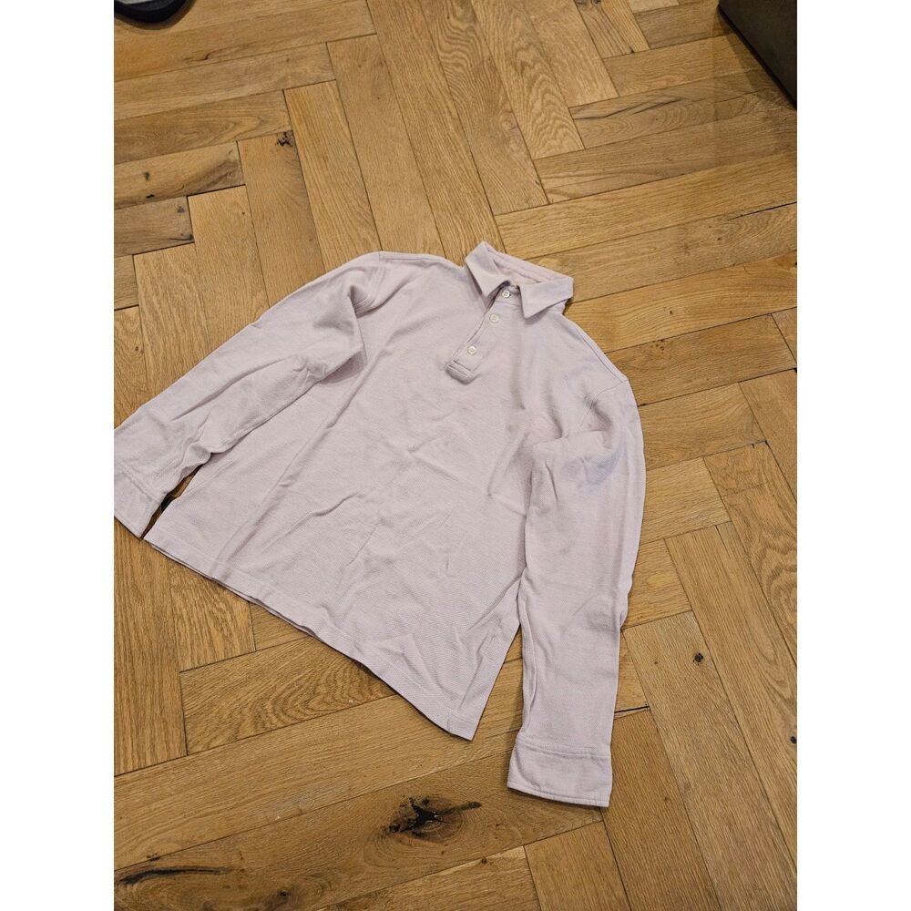 Drumohr Men's Pink Polo Shirt in XS